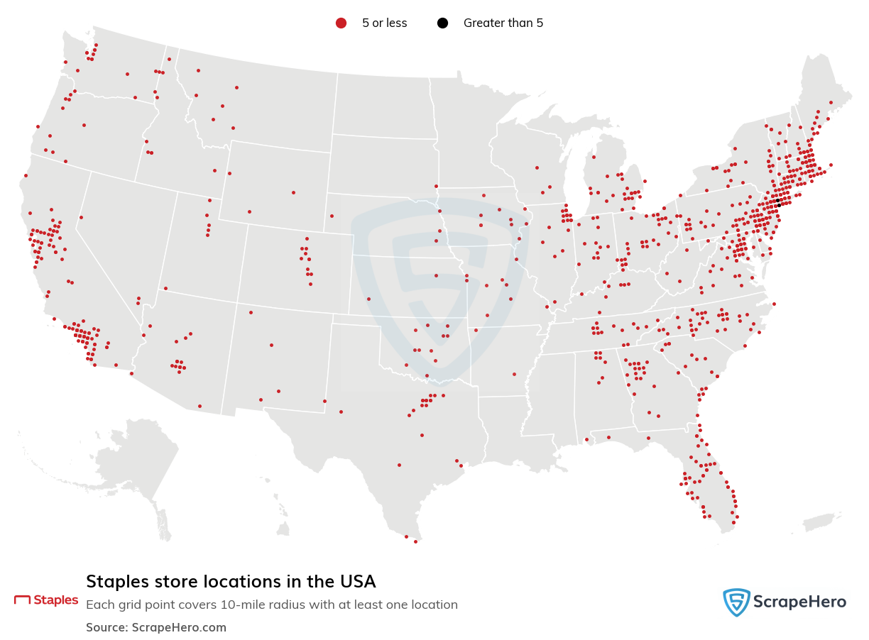 Staples store locations