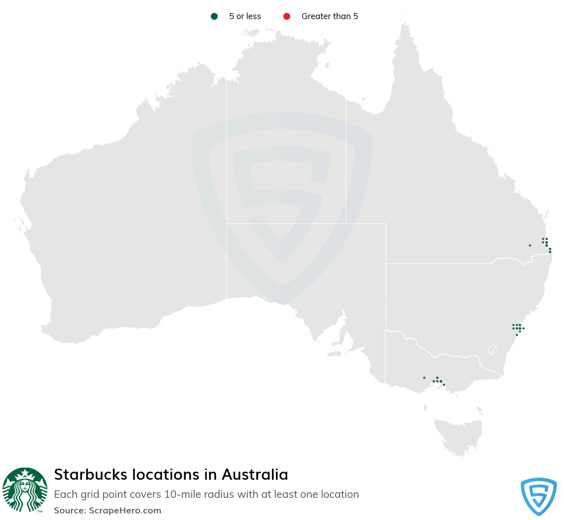 Starbucks locations