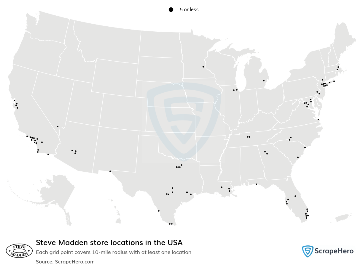 Steve madden store hotsell locations near me
