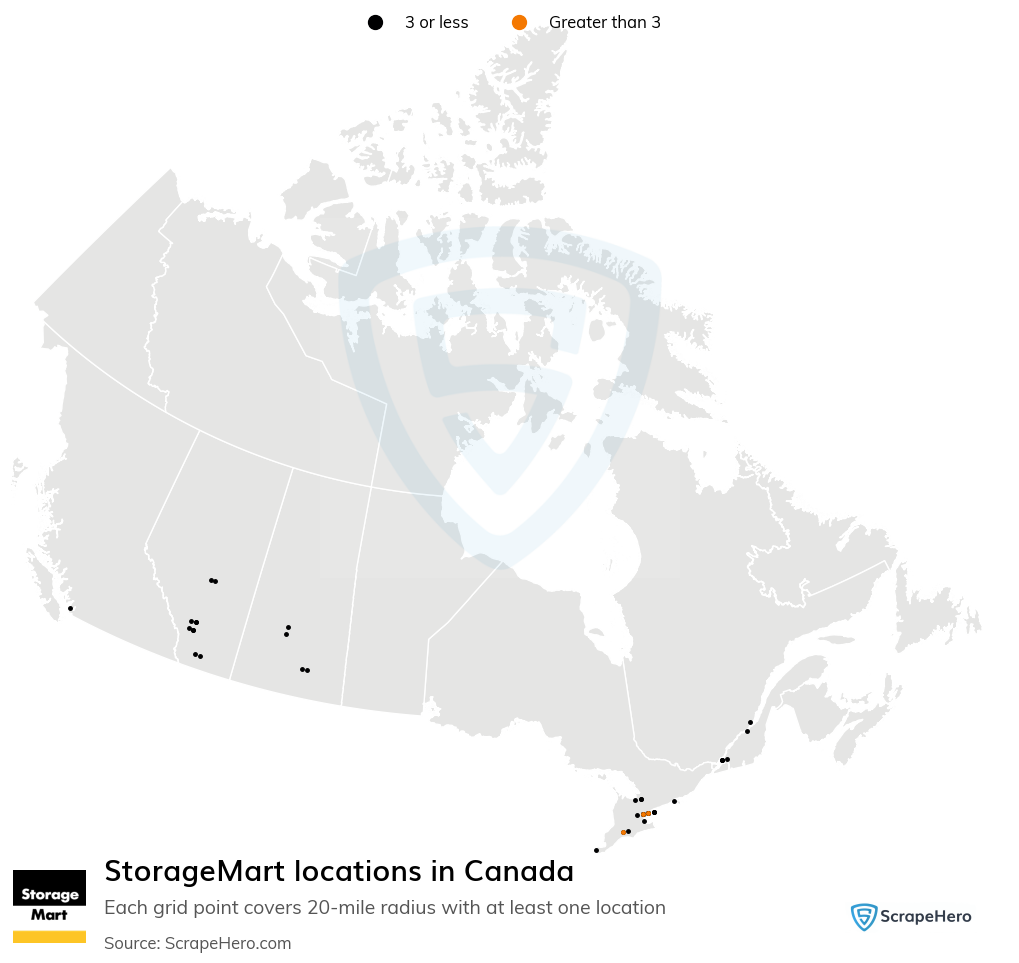 StorageMart locations