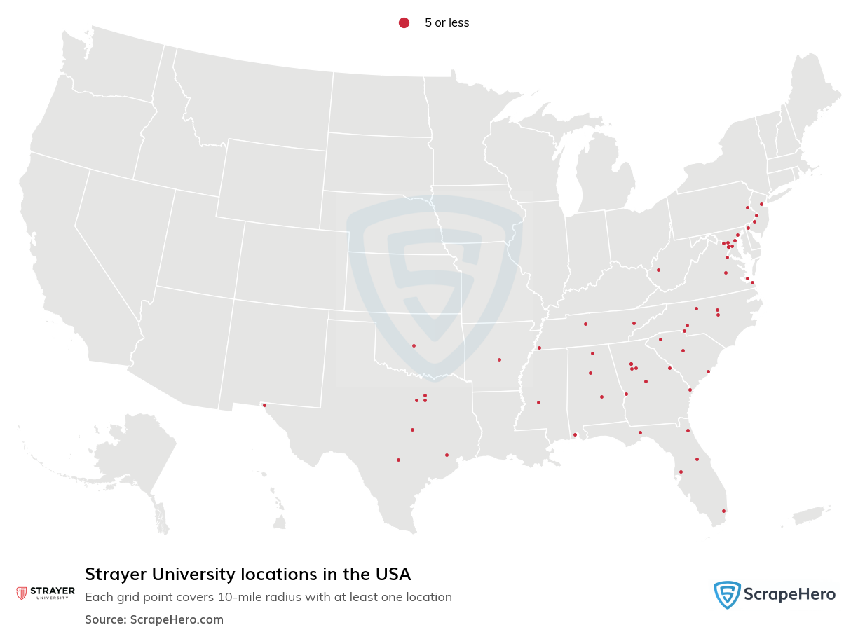 Strayer University locations