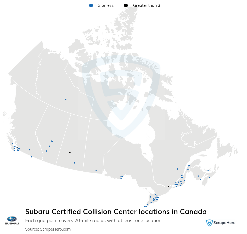 Subaru Certified Collision Center locations