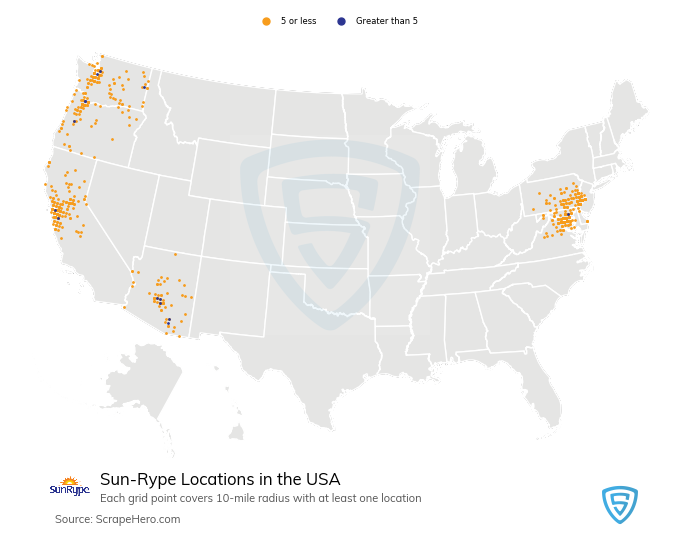 Sun-Rype locations