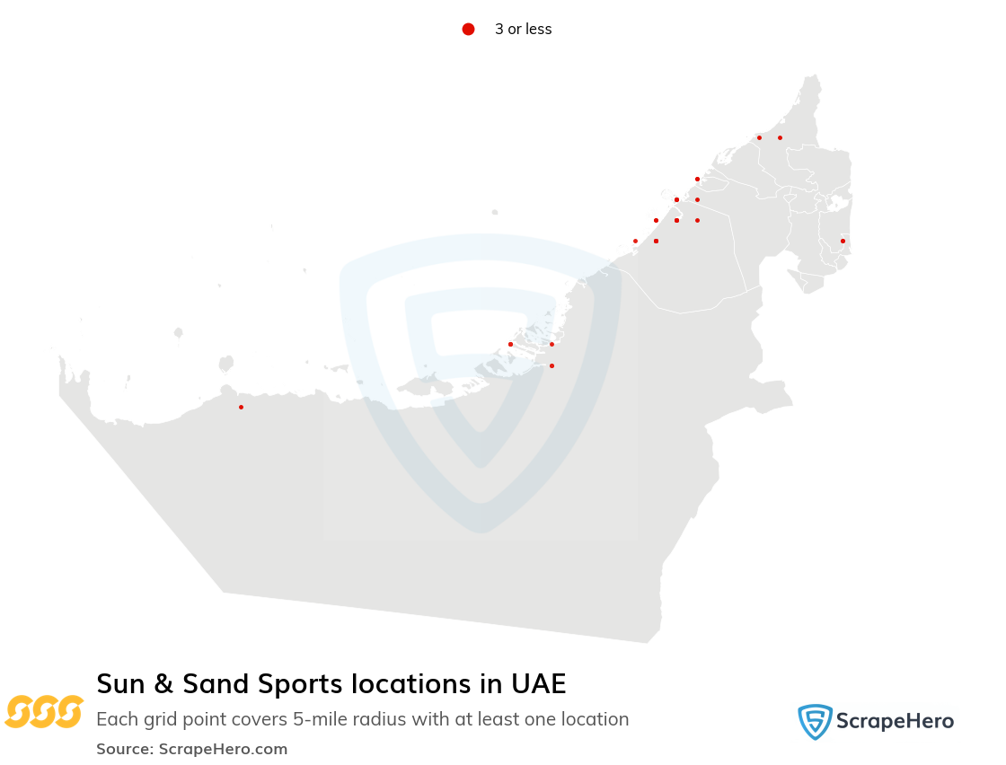 Sun & Sand Sports locations