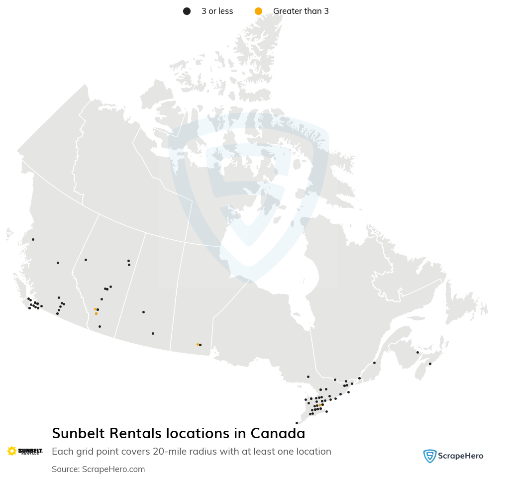 Sunbelt Rentals locations