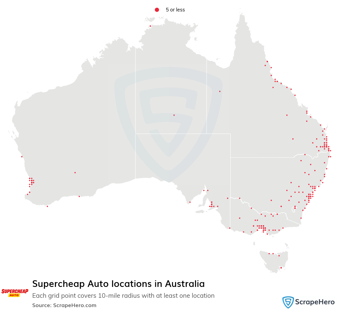 Supercheap Auto locations