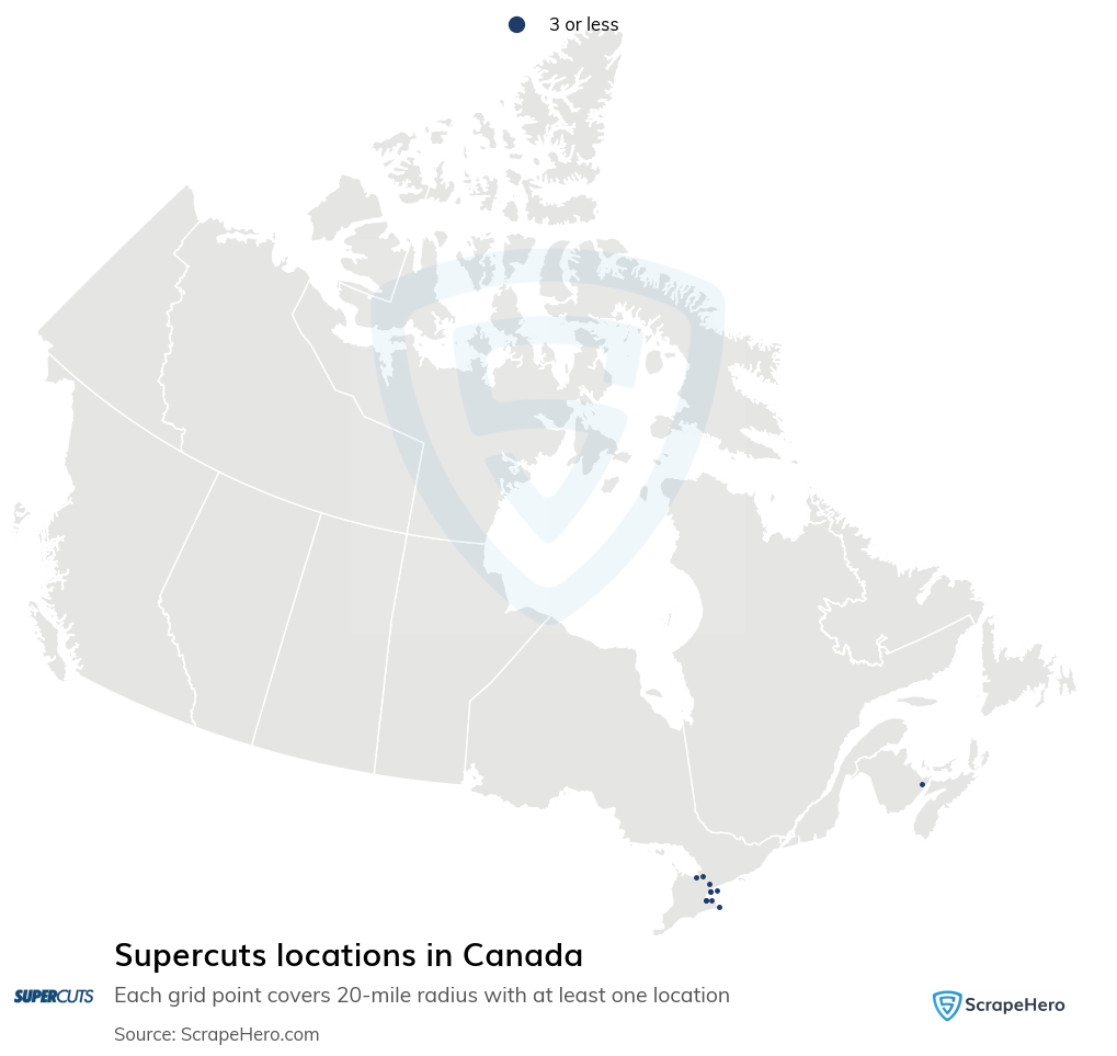 Supercuts salon locations