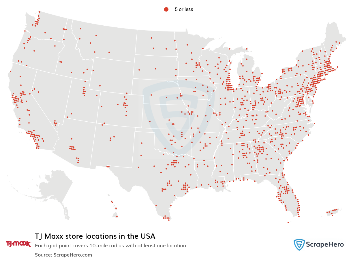 TJ Maxx store locations