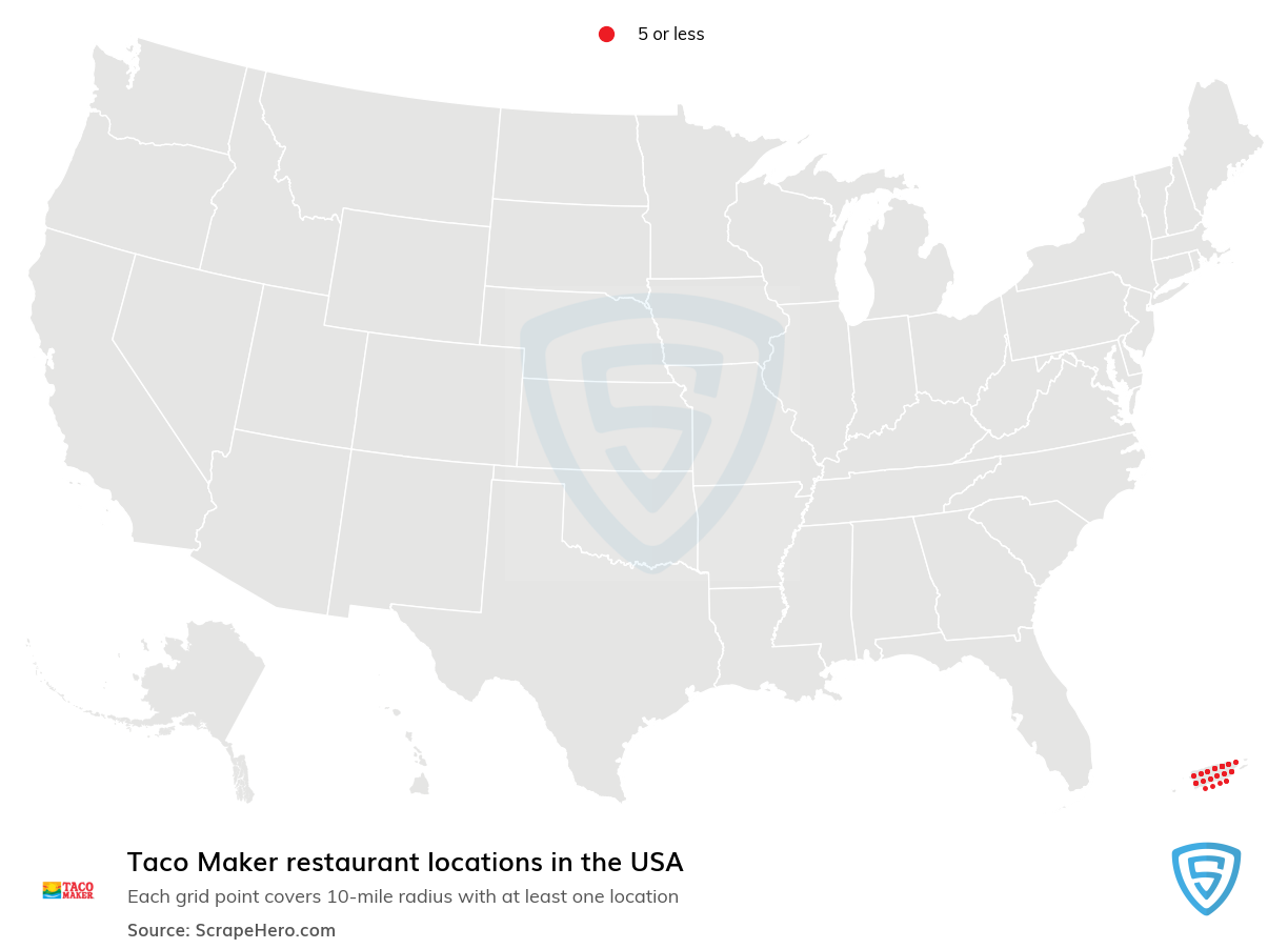 Taco Maker restaurant locations
