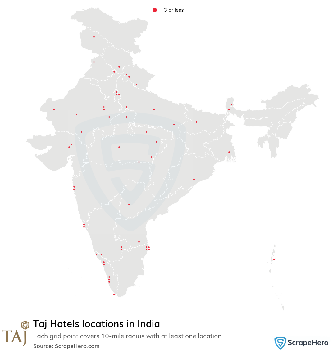 Taj Hotels locations