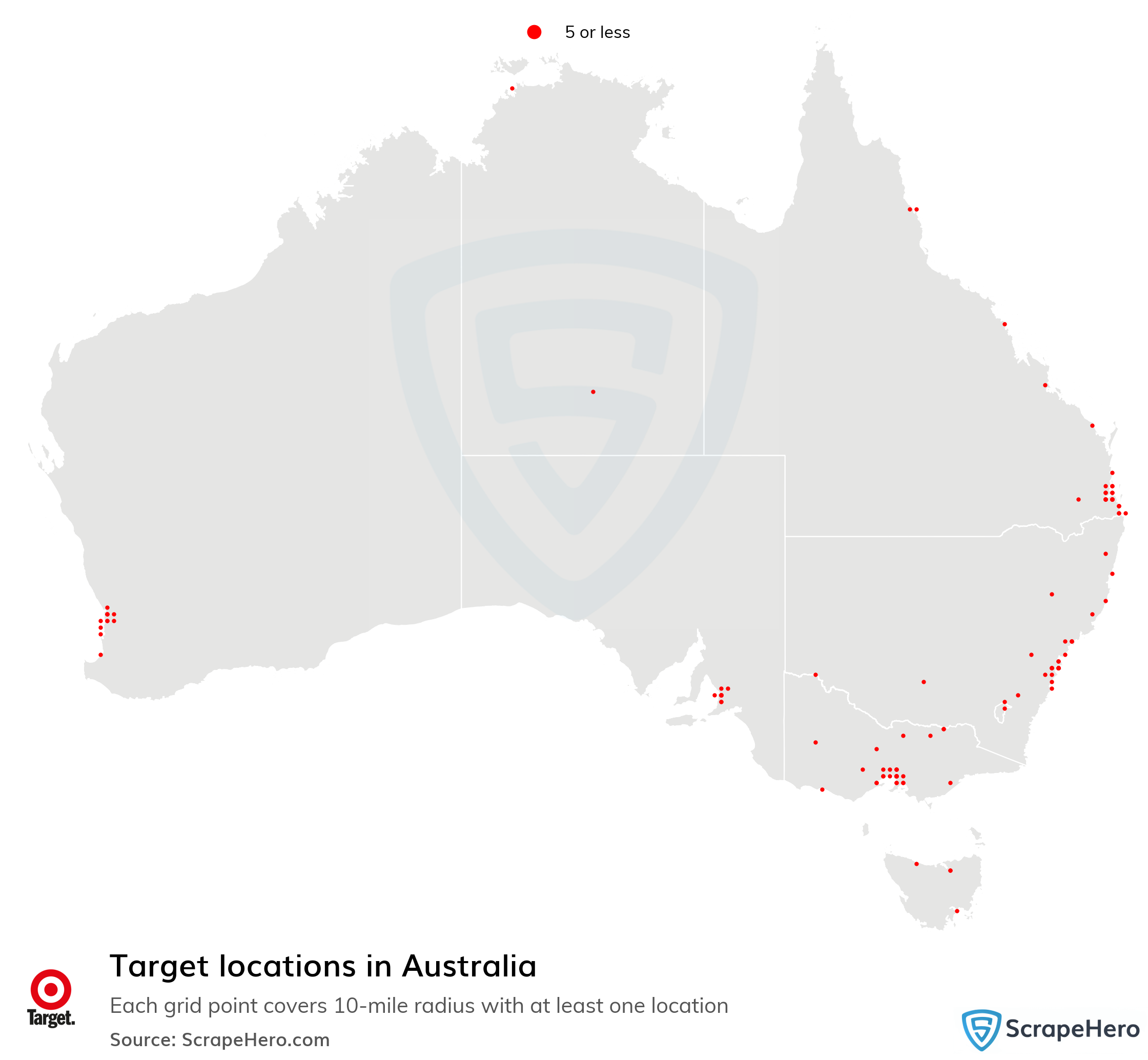 List of all Target store locations in Australia - ScrapeHero Data