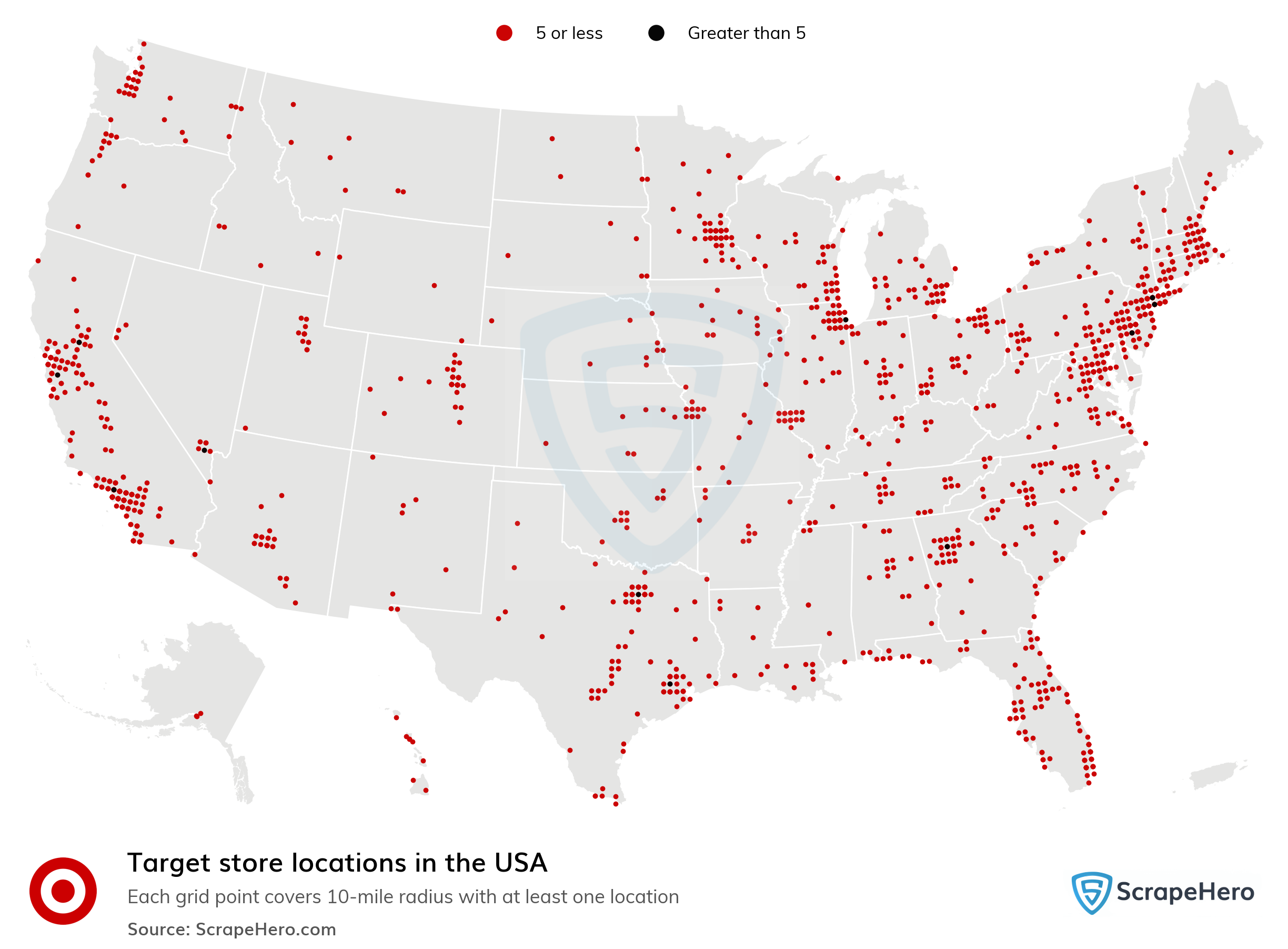 List of all Target store locations in the USA - ScrapeHero Data Store