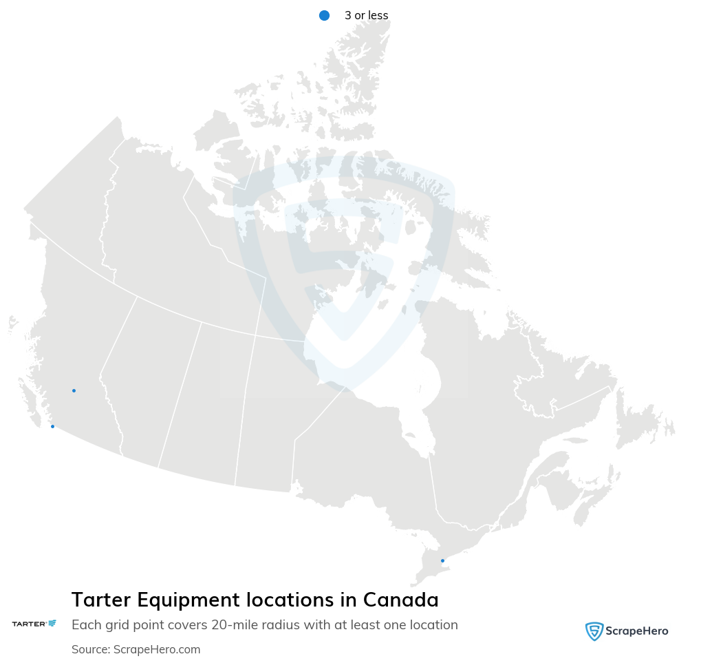 Tarter Equipment dealer locations