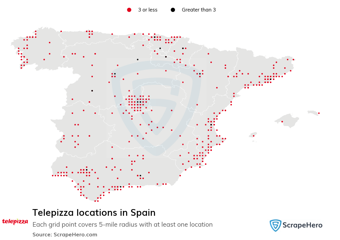 Telepizza restaurant locations