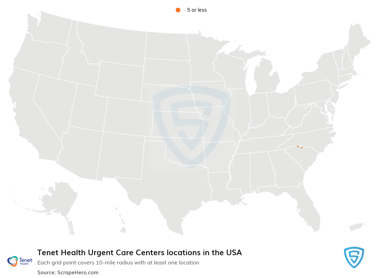 Tenet Health Urgent Care Centers locations