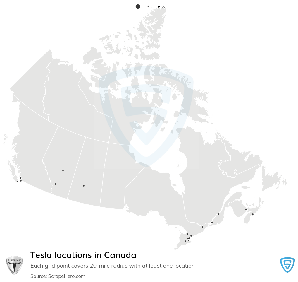 Tesla dealer locations