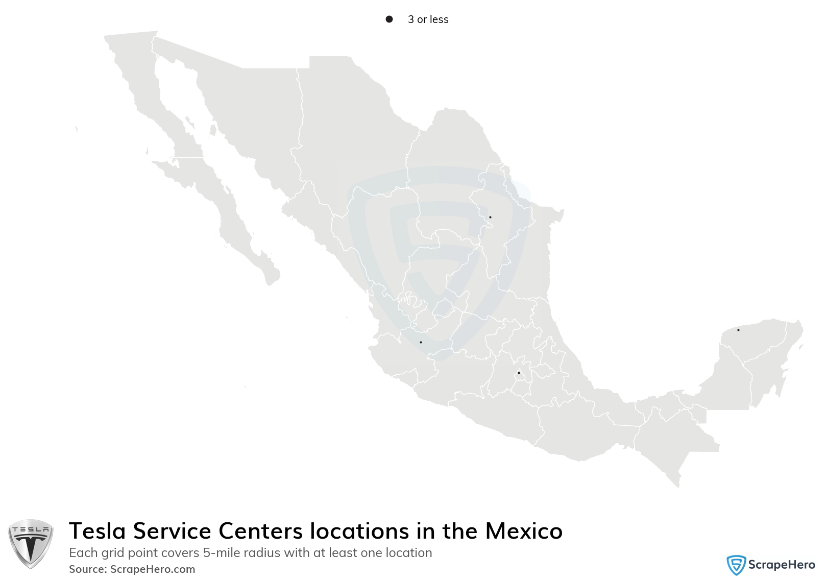 Tesla Service Centers locations