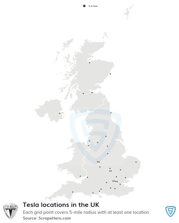 Tesla dealer locations