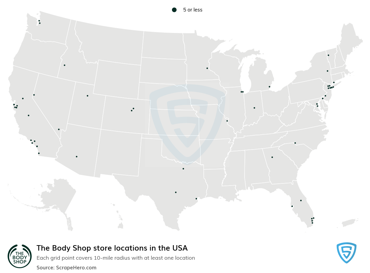 The Body Shop store locations