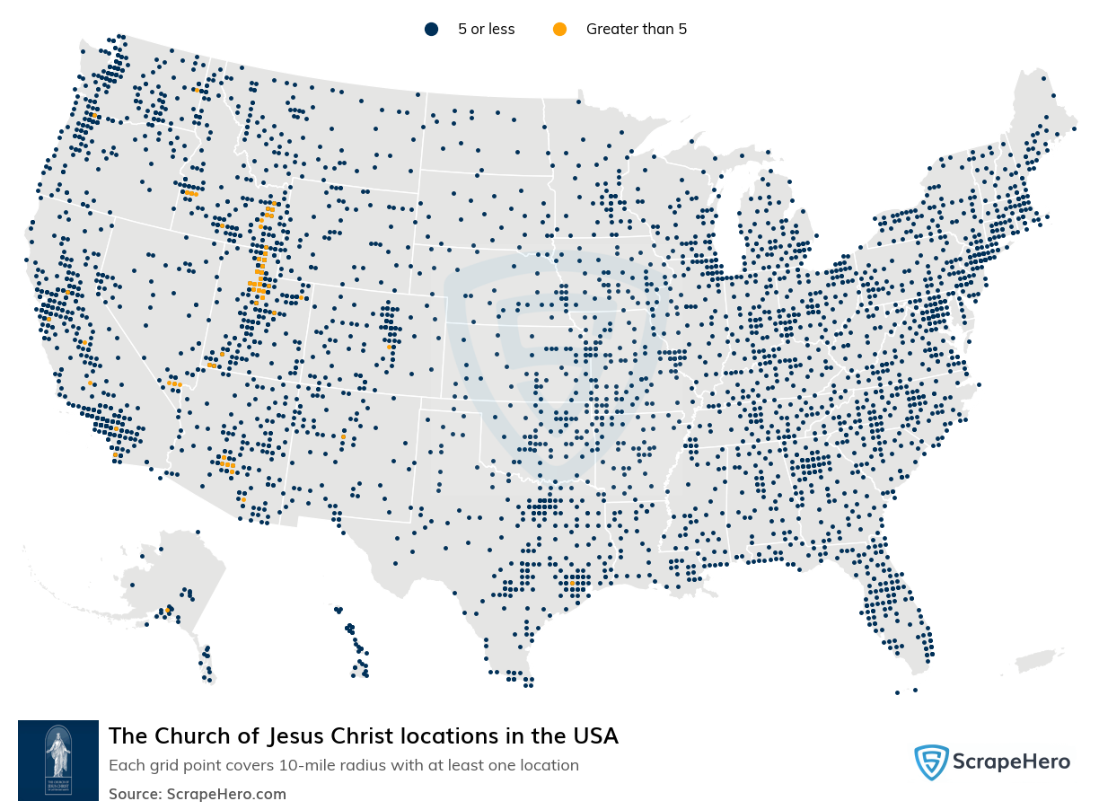 The Church of Jesus Christ locations