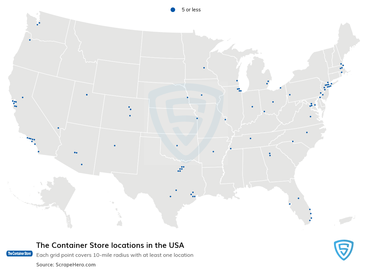 The Container Store locations