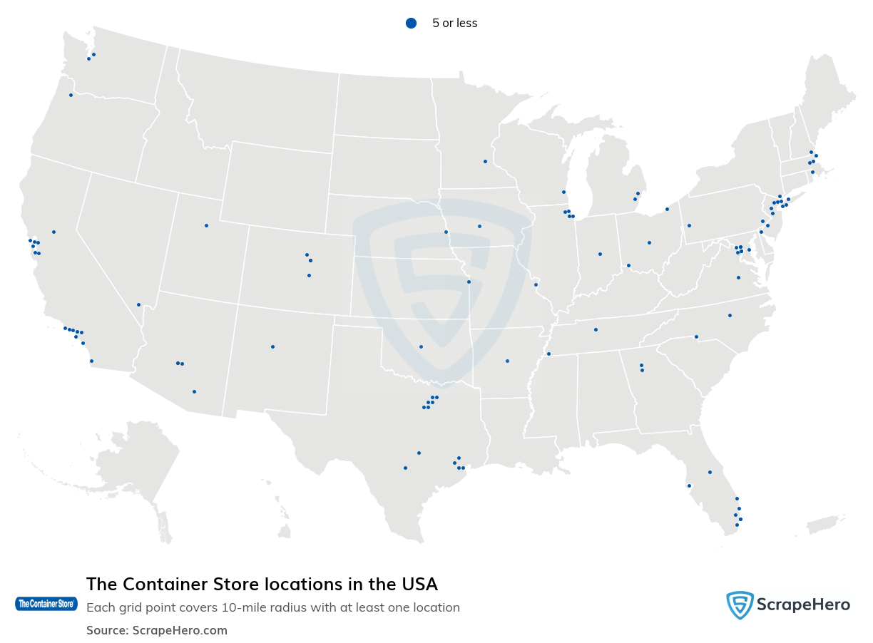 The Container Store locations