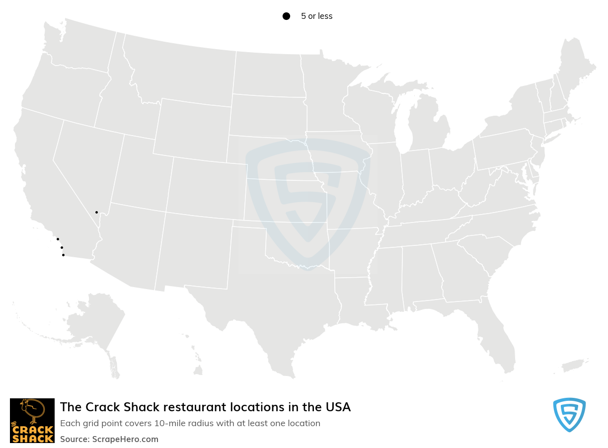 The Crack Shack restaurant locations