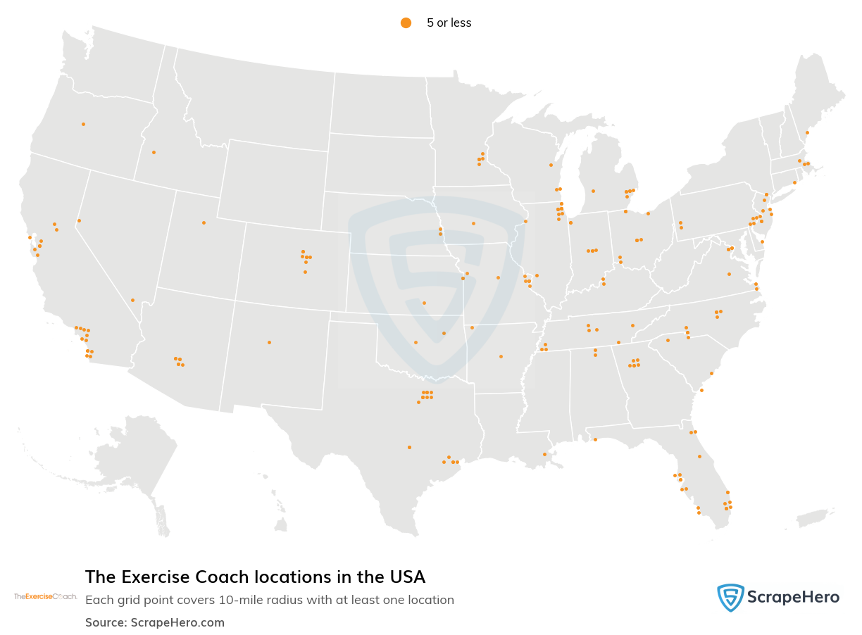 The Exercise Coach locations