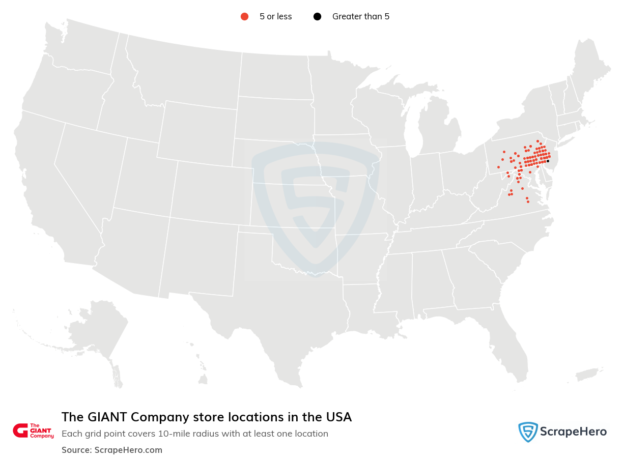 The GIANT Company store locations