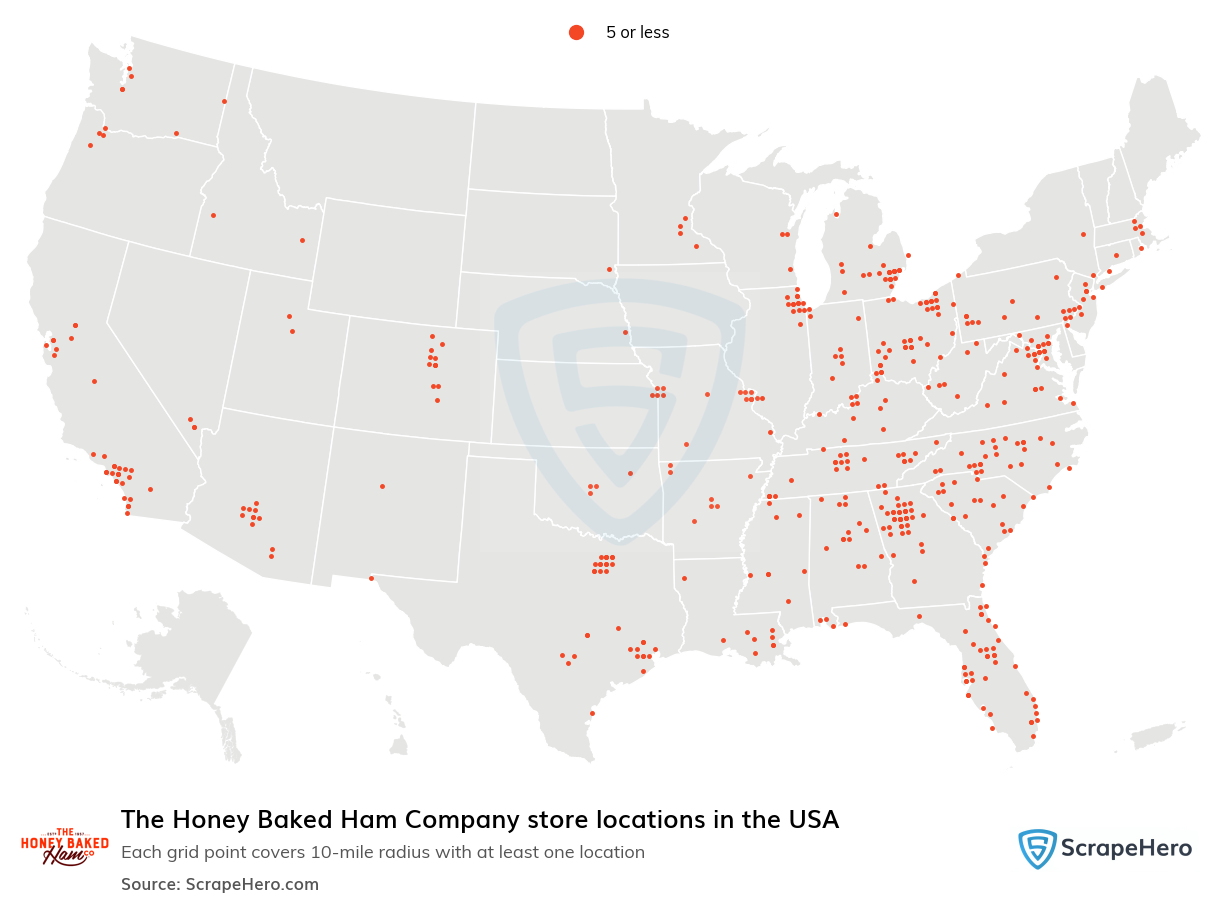 The Honey Baked Ham Company store locations