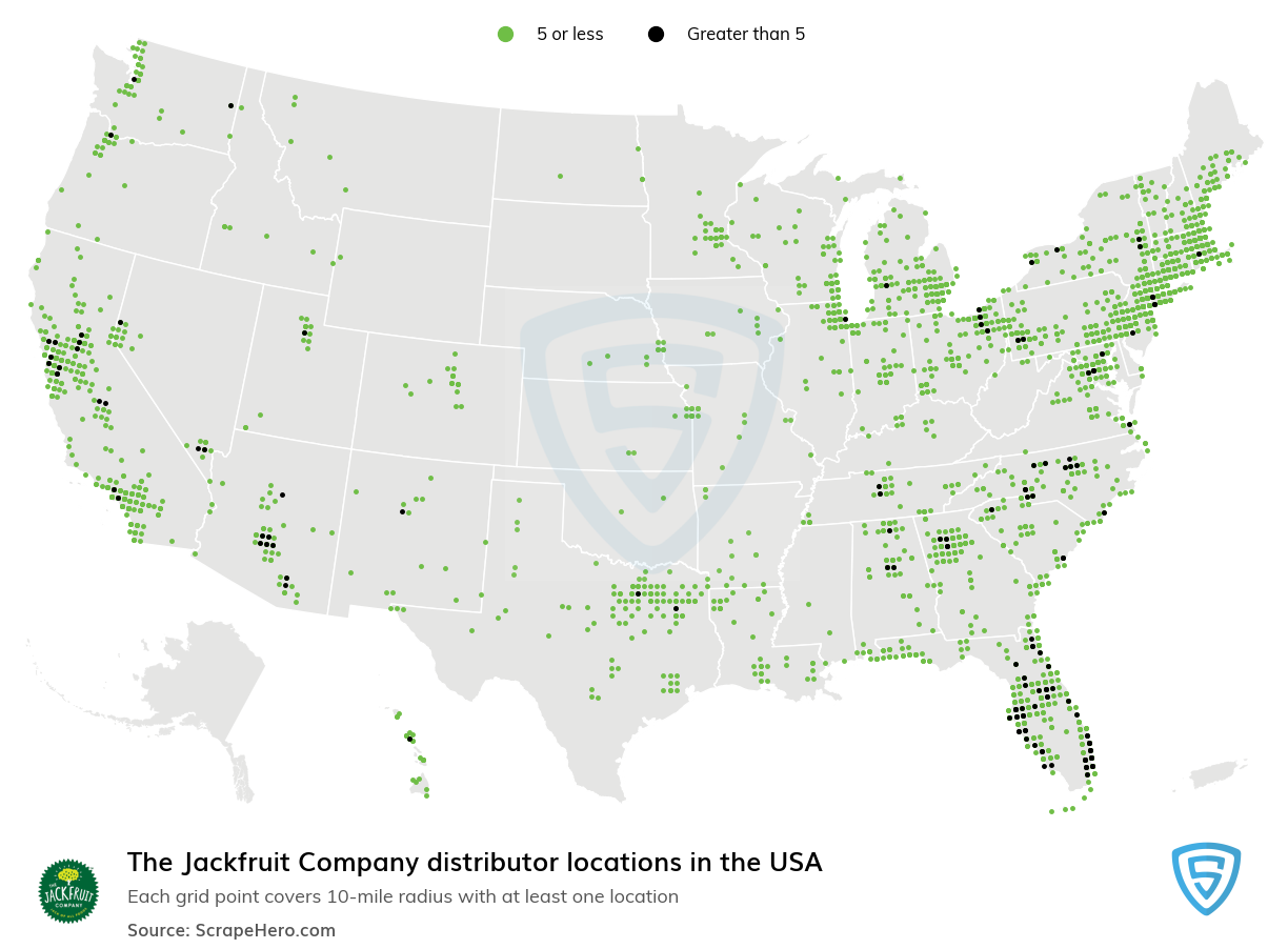 The Jackfruit Company distributor locations