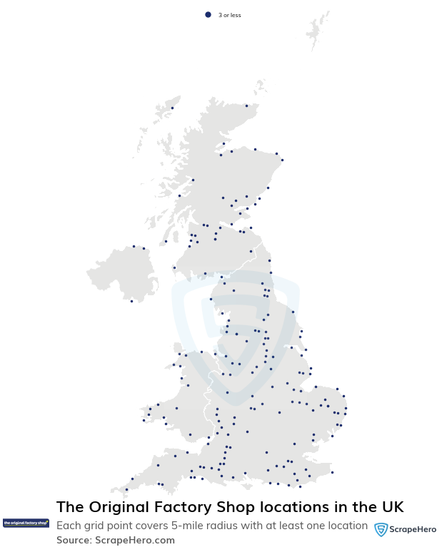 The Original Factory Shop store locations