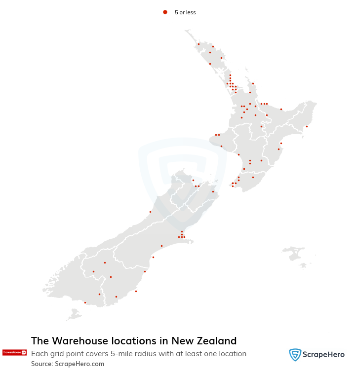 The Warehouse store locations