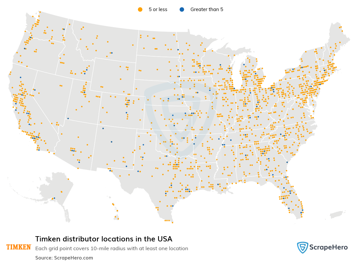 Timken distributor locations