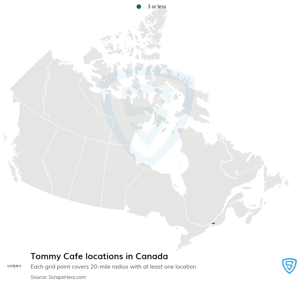 Tommy Cafe store locations