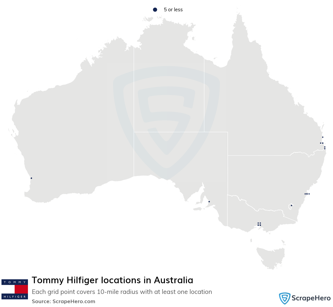 Map of  locations in Australia in 2025