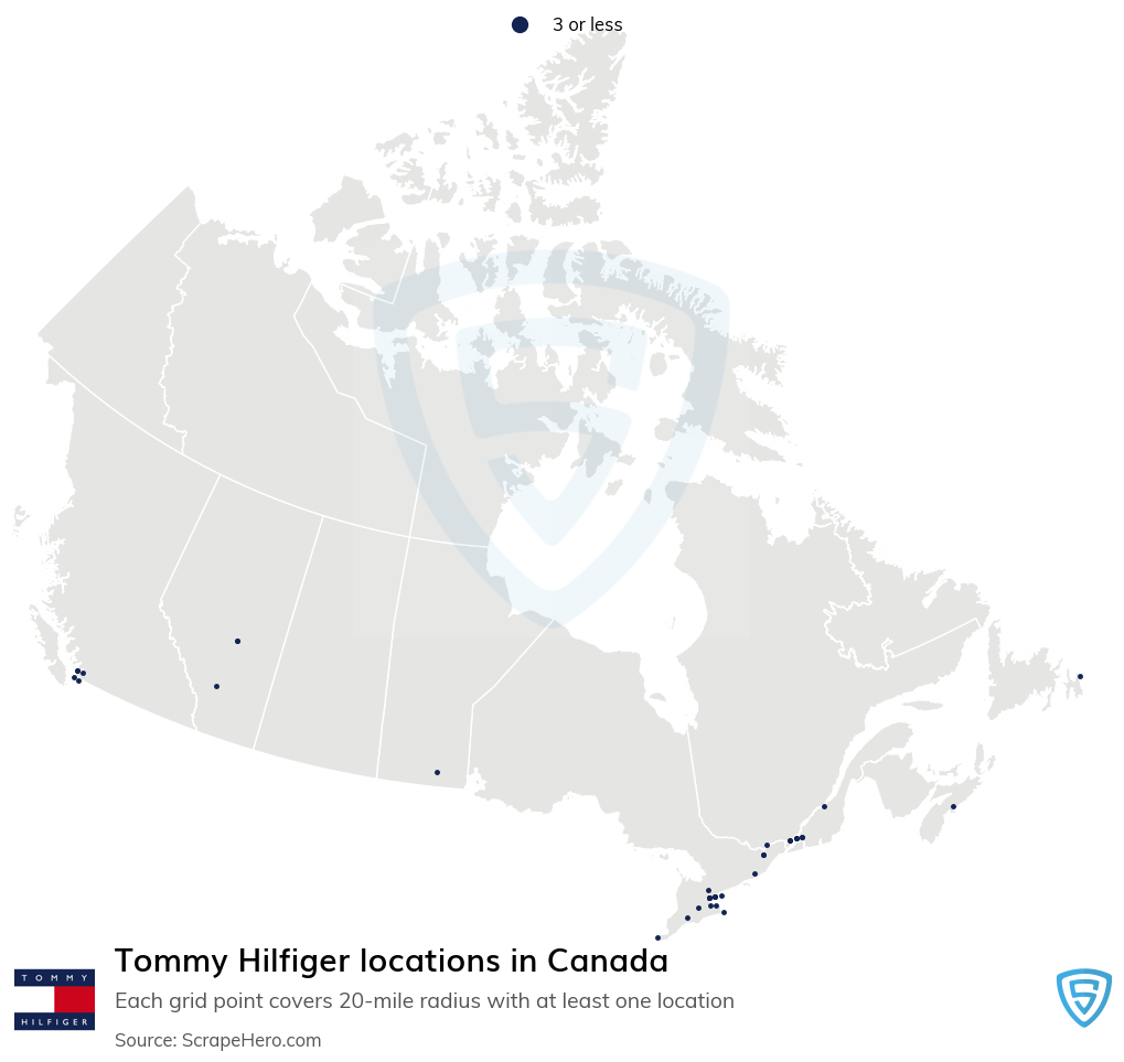Tommy Hilfiger retail store locations