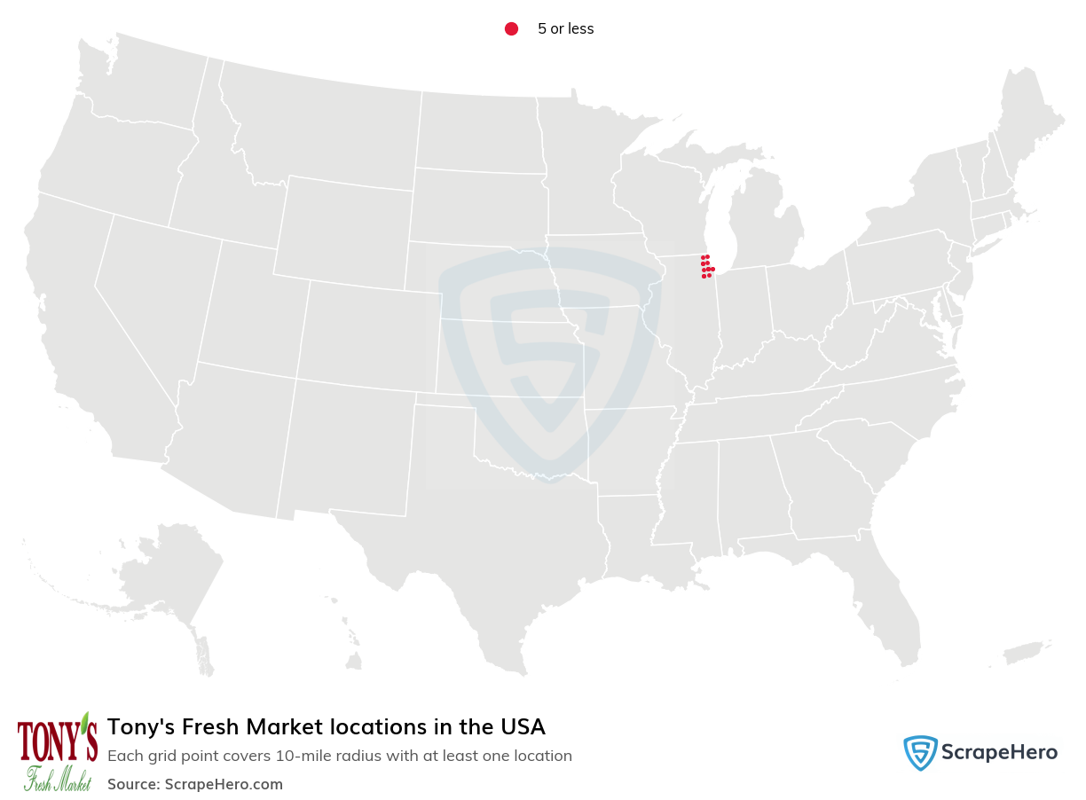 Tony's Fresh Market locations