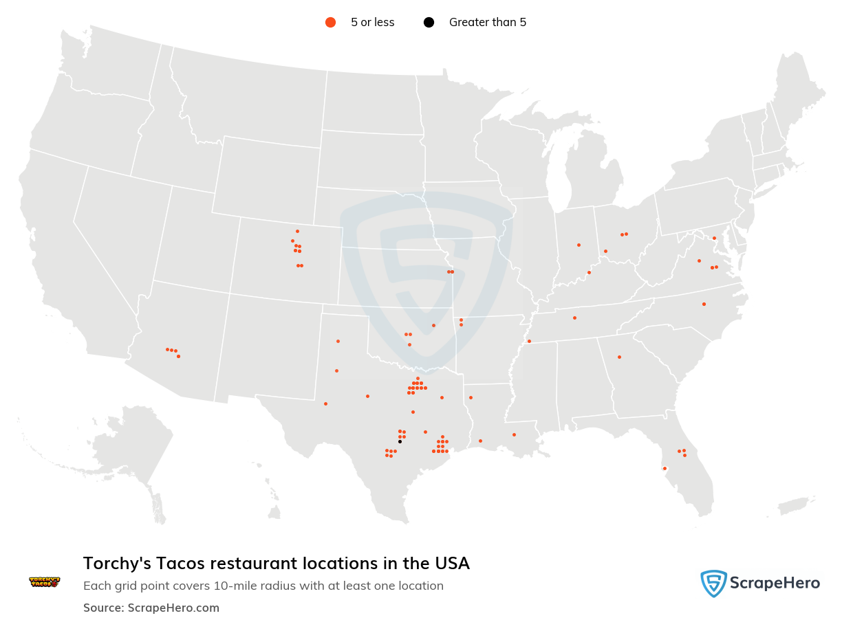 Torchy's Tacos restaurant locations