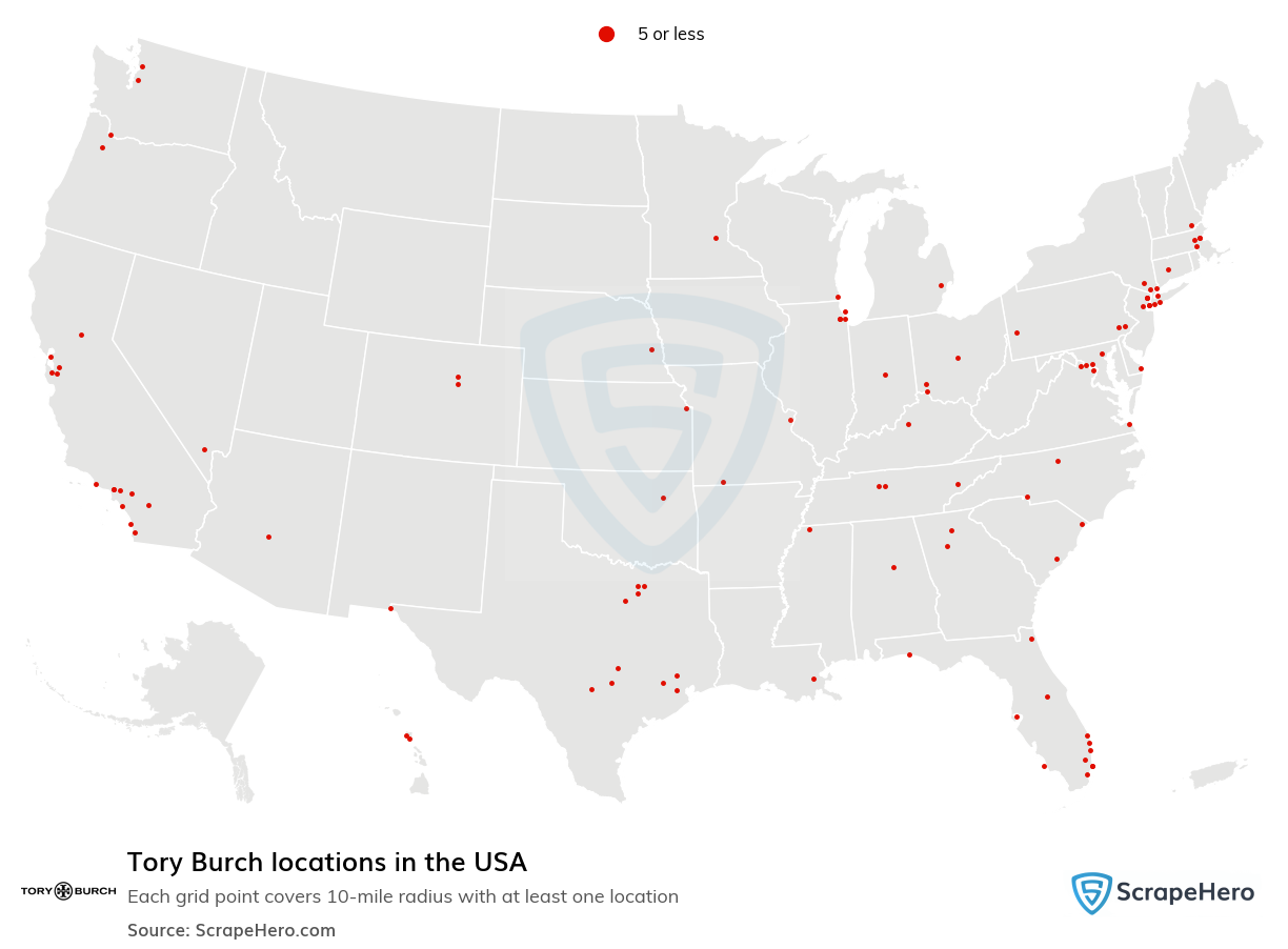 Tory Burch locations