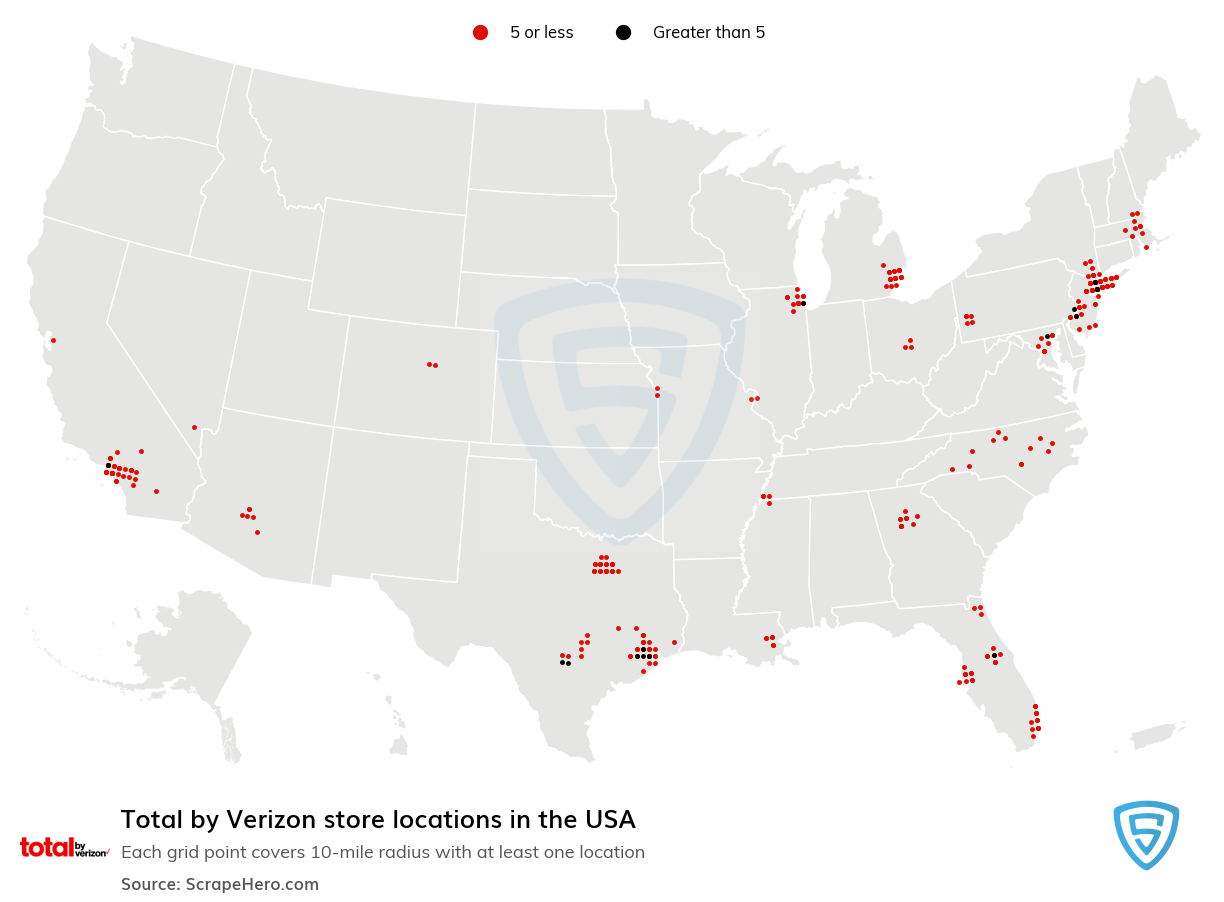 Total by Verizon retail store locations