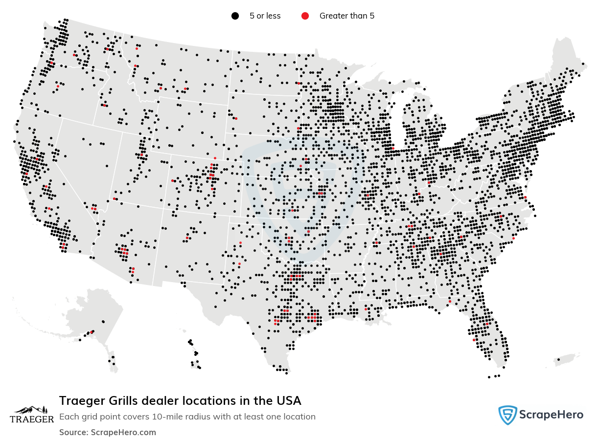 Traeger Grills dealer locations