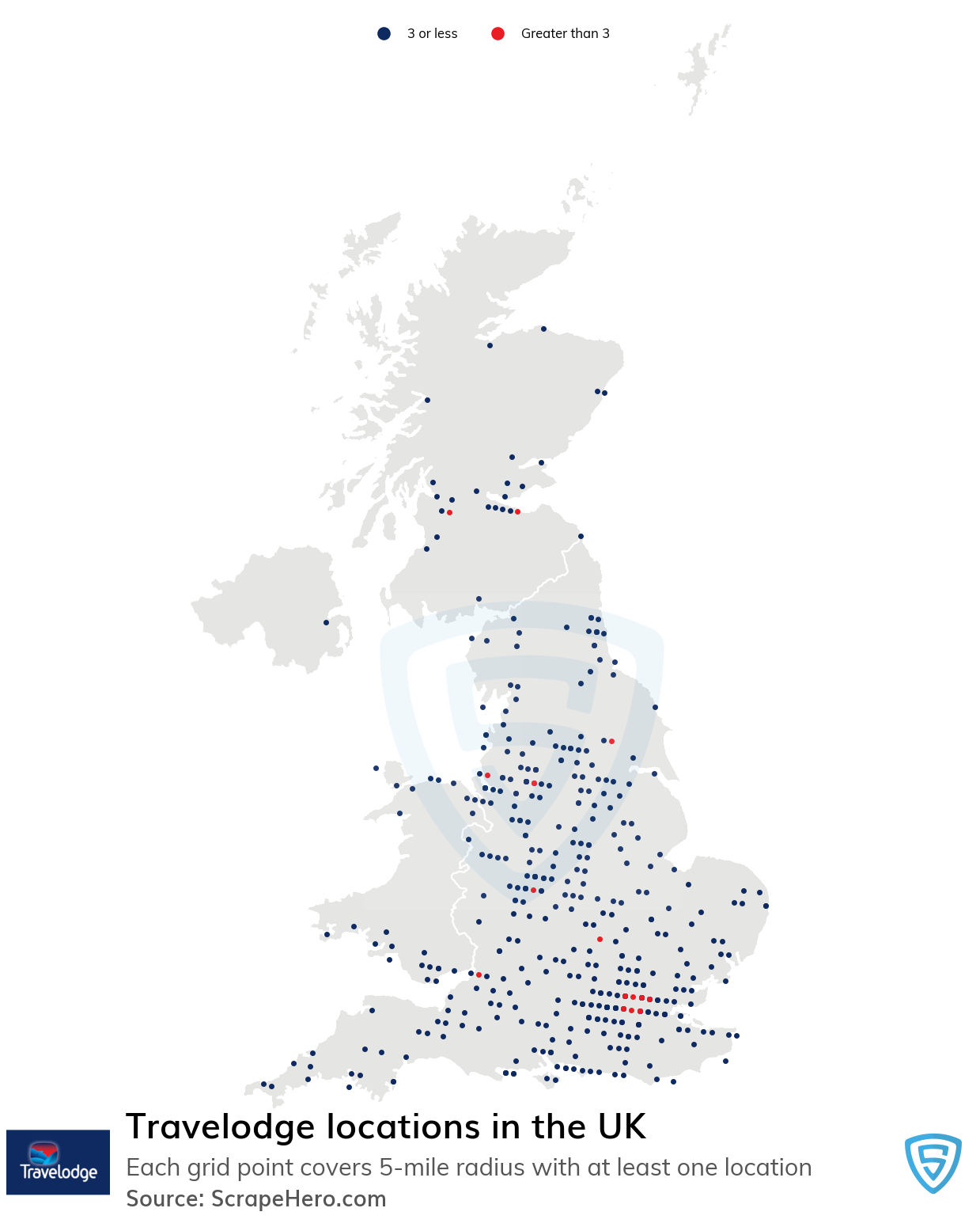 map of travel lodges uk