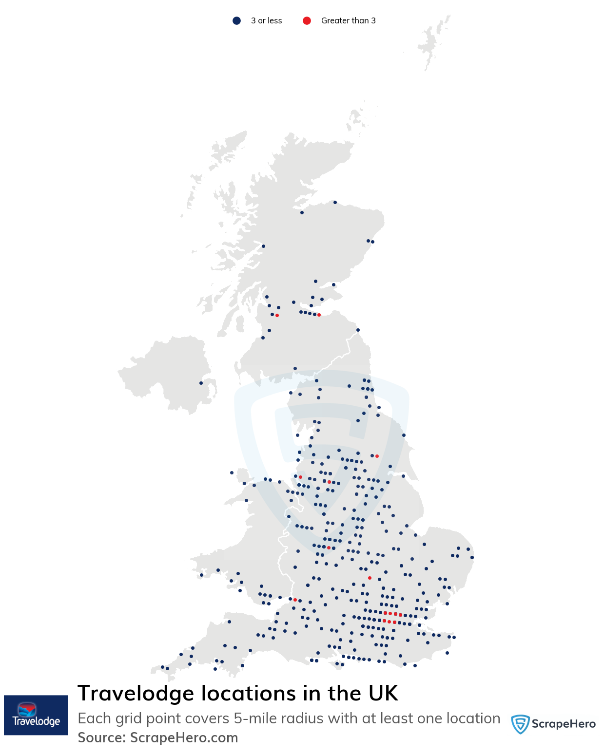 map of travel lodges uk