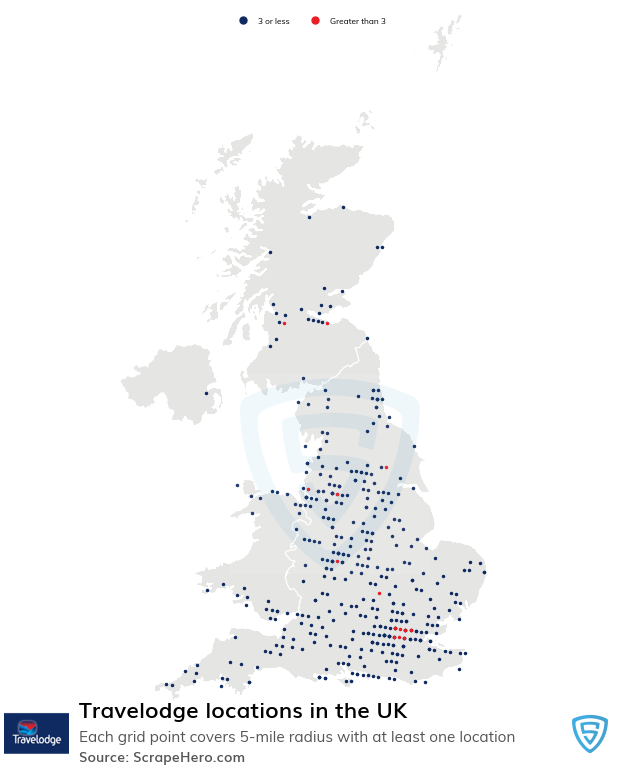 Travelodge hotels locations