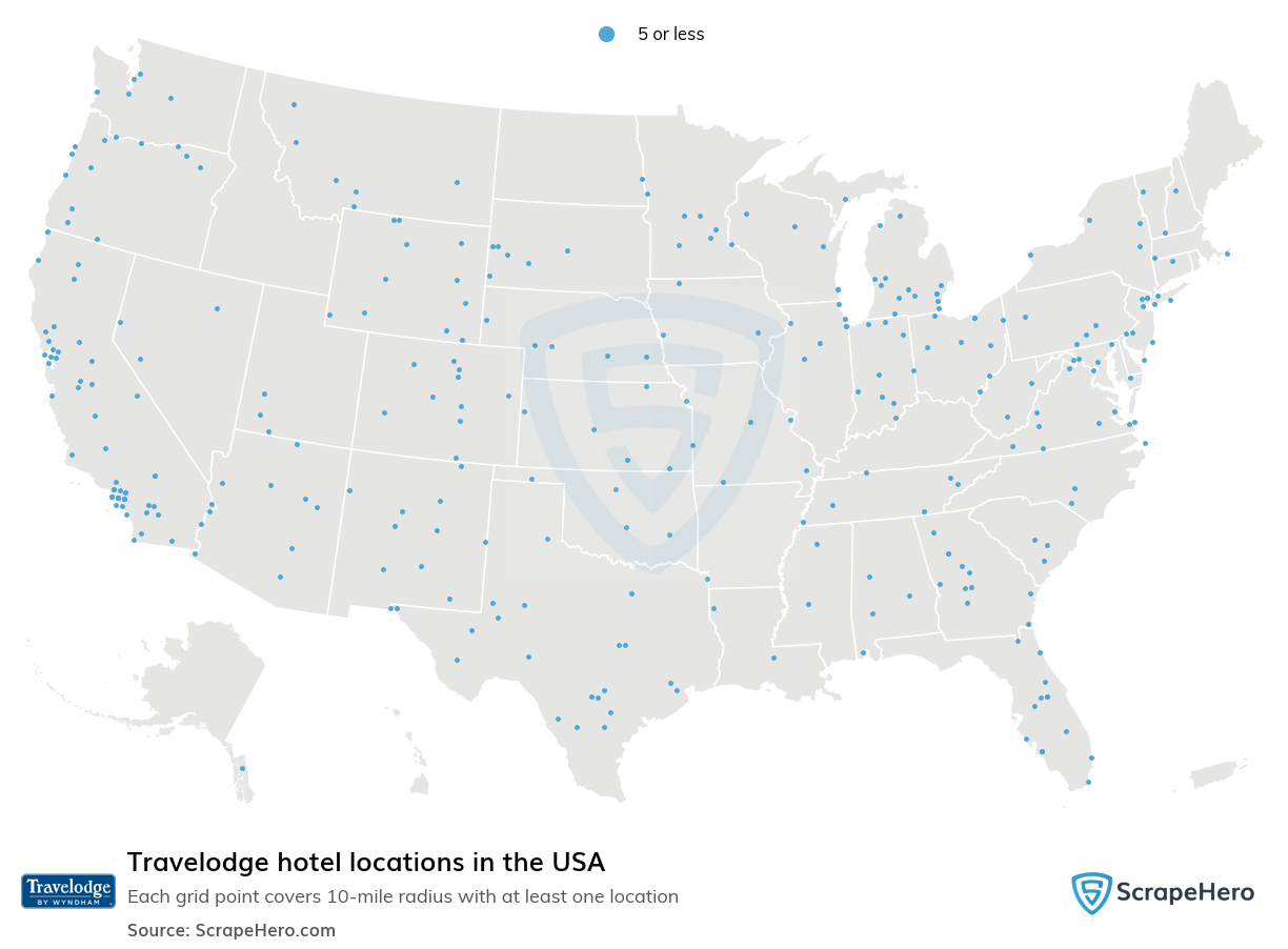 Travelodge hotel locations