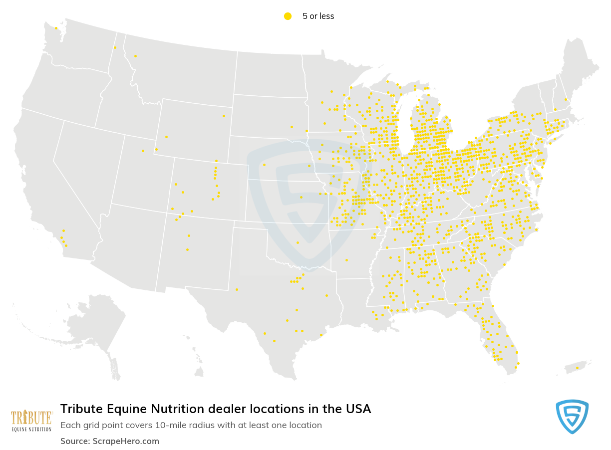 Tribute Equine Nutrition dealer locations