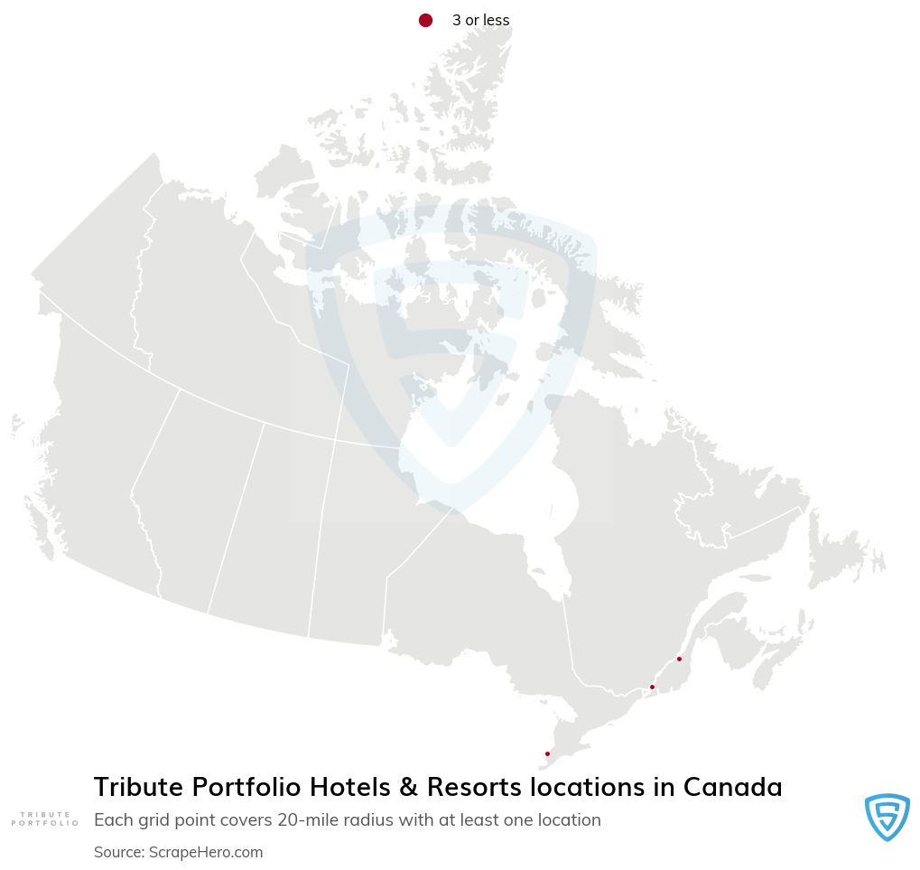 Tribute Portfolio Hotels & Resorts locations