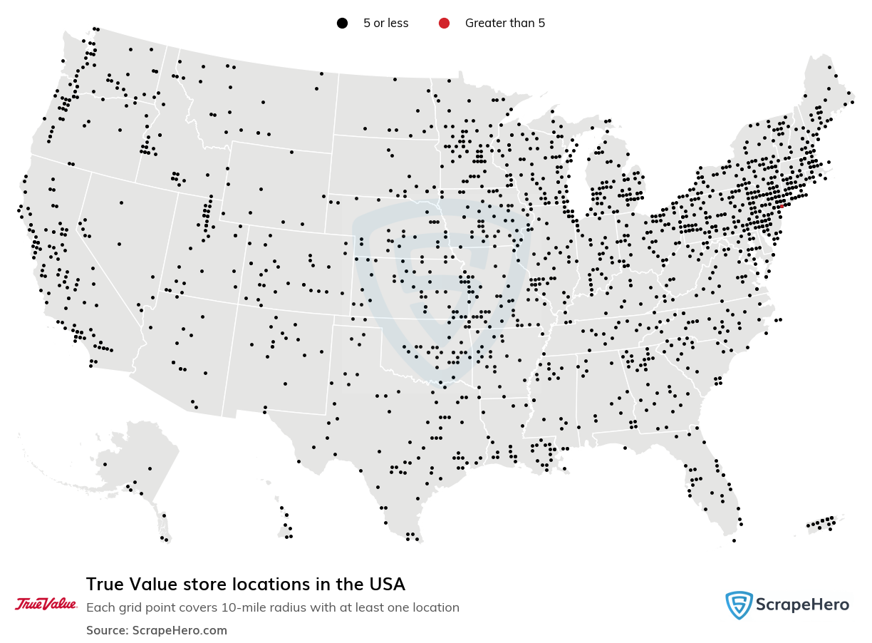 True Value store locations