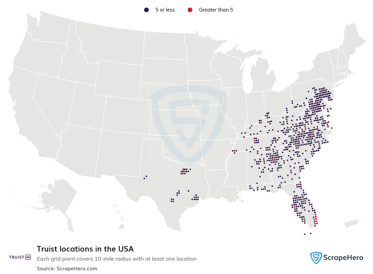 Truist bank locations